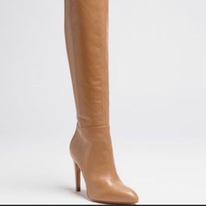 Via Spiga neutral/ nude boots